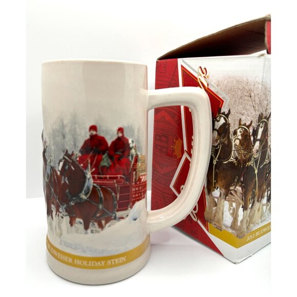 2012 Budweiser Holiday Stein - Picture 1 of 10